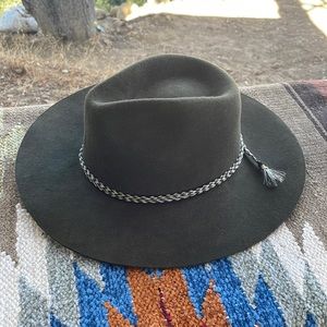 Brixton ranch hat with headband wrap